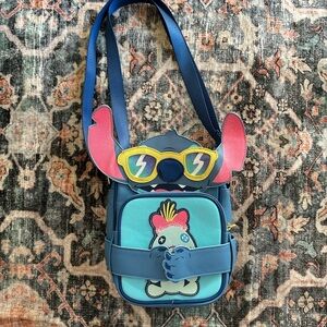 Loungefly Disney Stitch Blue Beach Day  Crossbuddy Bag